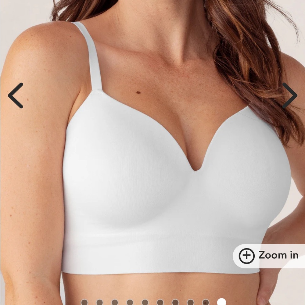 Shapermint White Seamless Bra